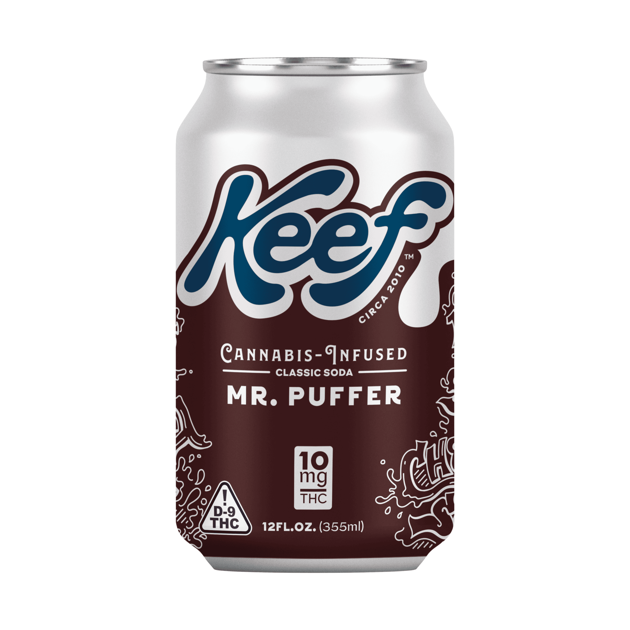 Can of Keef cannabis-infused soda, Mr. Puffer