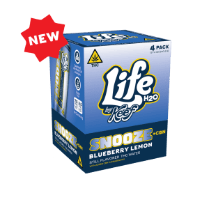 Keef Life H2O box, Snooze Blueberry Lemon flavor